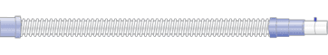 22mm Glattrohr-Atemschlauch mit Lecköffnung