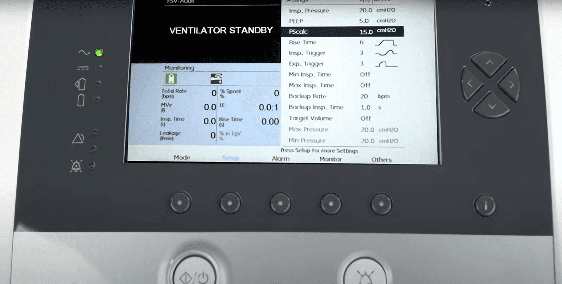 Vivo 65 Auswählen eines Behandlungsmodus